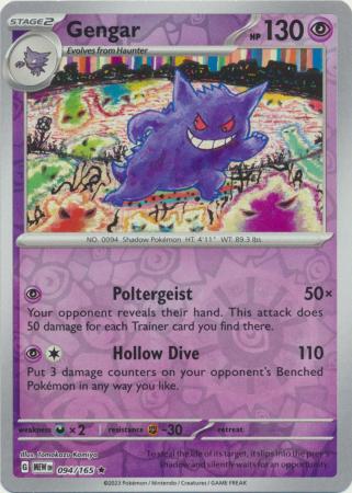 094/165 - Gengar RH - Pokemon 151