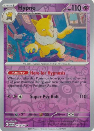 097/165 - Hypno RH - Pokemon 151