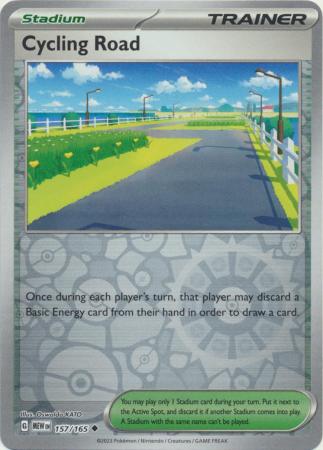 157/165 - Cycling Road RH - Pokemon 151