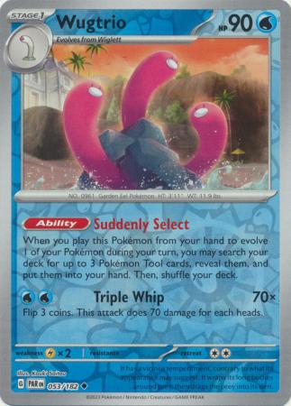 053/182 - Wugtrio RH - Paradox Rift