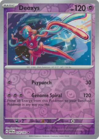 074/182 - Deoxys RH - Paradox Rift