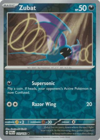 110/182 - Zubat RH - Paradox Rift