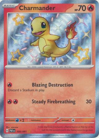 109/091 - Charmander - Paldean Fates