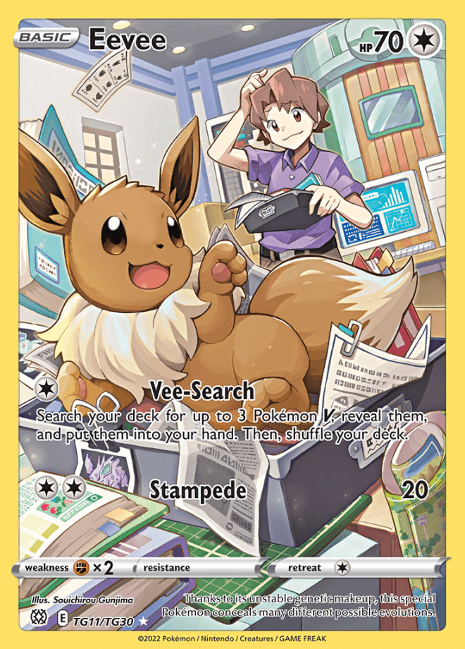 TG11/TG30 TG Eevee - Brilliant Stars - Volution Cards and Collectables