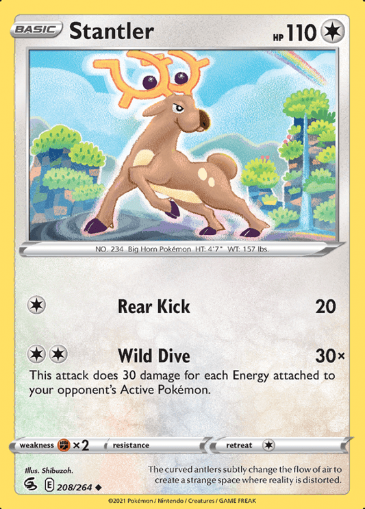 208/264 Stantler - Fusion Strike - Volution Cards and Collectables