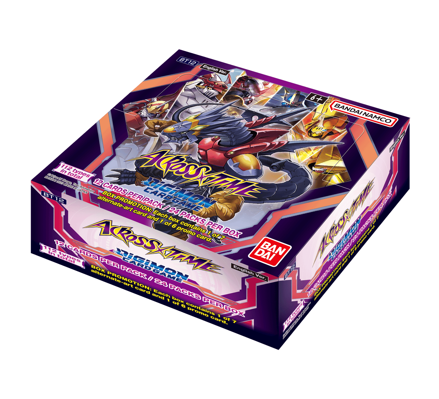 Digimon Card Game -  BT12 Across Time Booster Box - Volution Cards and Collectables