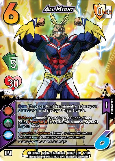 001/180 - All Might - My Hero Acedemia Wave 1