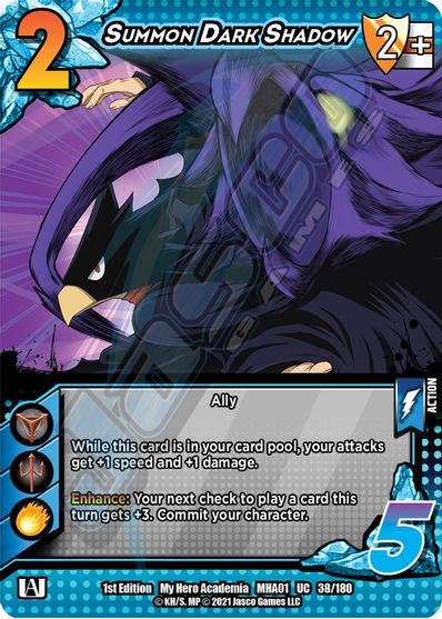 038/180 - Summon Dark Shadow - My Hero Acedemia Wave 1