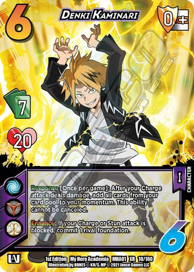 010/180 - Denki Kaminari XR - My Hero Acedemia Wave 1