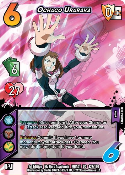 127/180 - Ochaco Uraraka - My Hero Acedemia Wave 1