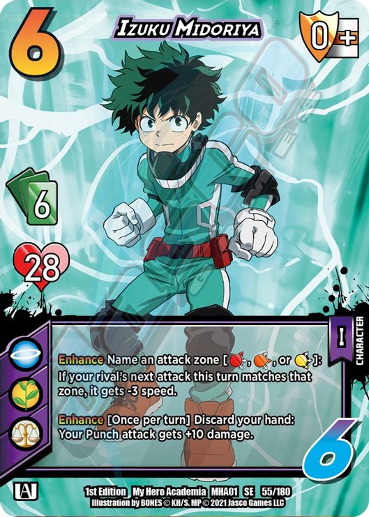 055/180 - Izuku Midoriya - My Hero Acedemia Wave 1 Starter Exclusive