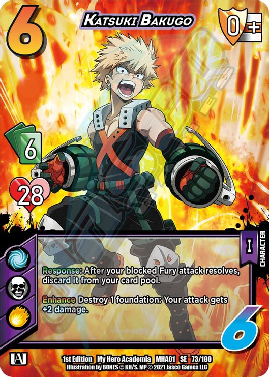 073/180 - Katsuki Bakugo - My Hero Acedemia Wave 1 Starter Exclusive