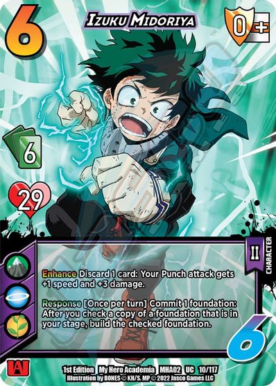 010/117 - Izuku Midoriya - Crimson Rampage 1st Edition