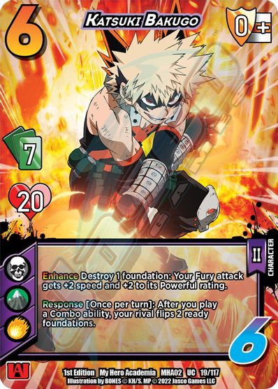 019/117 - Katsuki Bakugo - Crimson Rampage 1st Edition