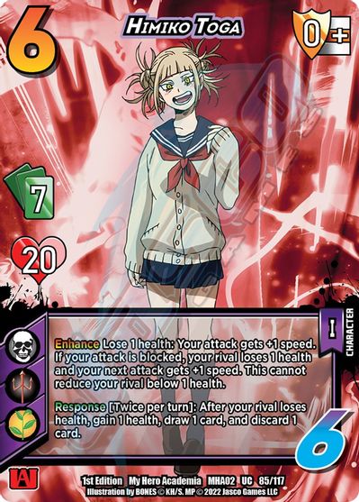 085/117 - Himiko Toga - Crimson Rampage 1st Edition