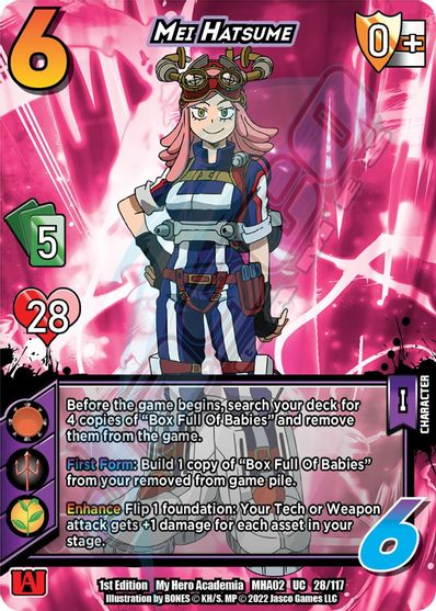 028/117 - Mei Hatsume - Crimson Rampage 1st Edition