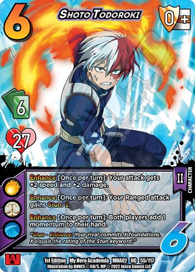 055/117 - Shoto Todoroki - Crimson Rampage 1st Edition