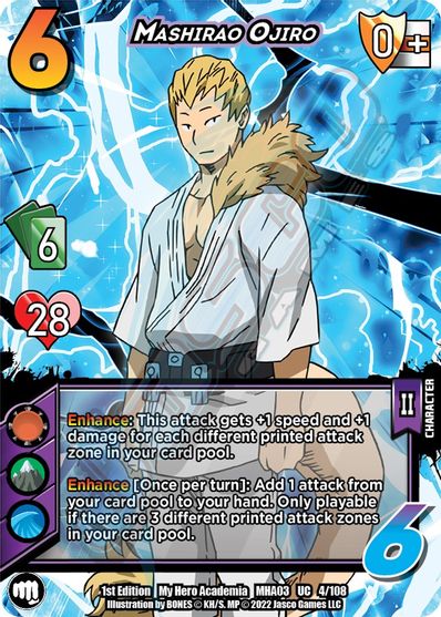 004/108 - Mashirao Ojiro - Heroes Clash 1st Edition