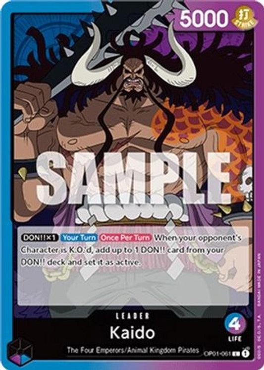 OP1-061L Kaido - Volution Cards and Collectables