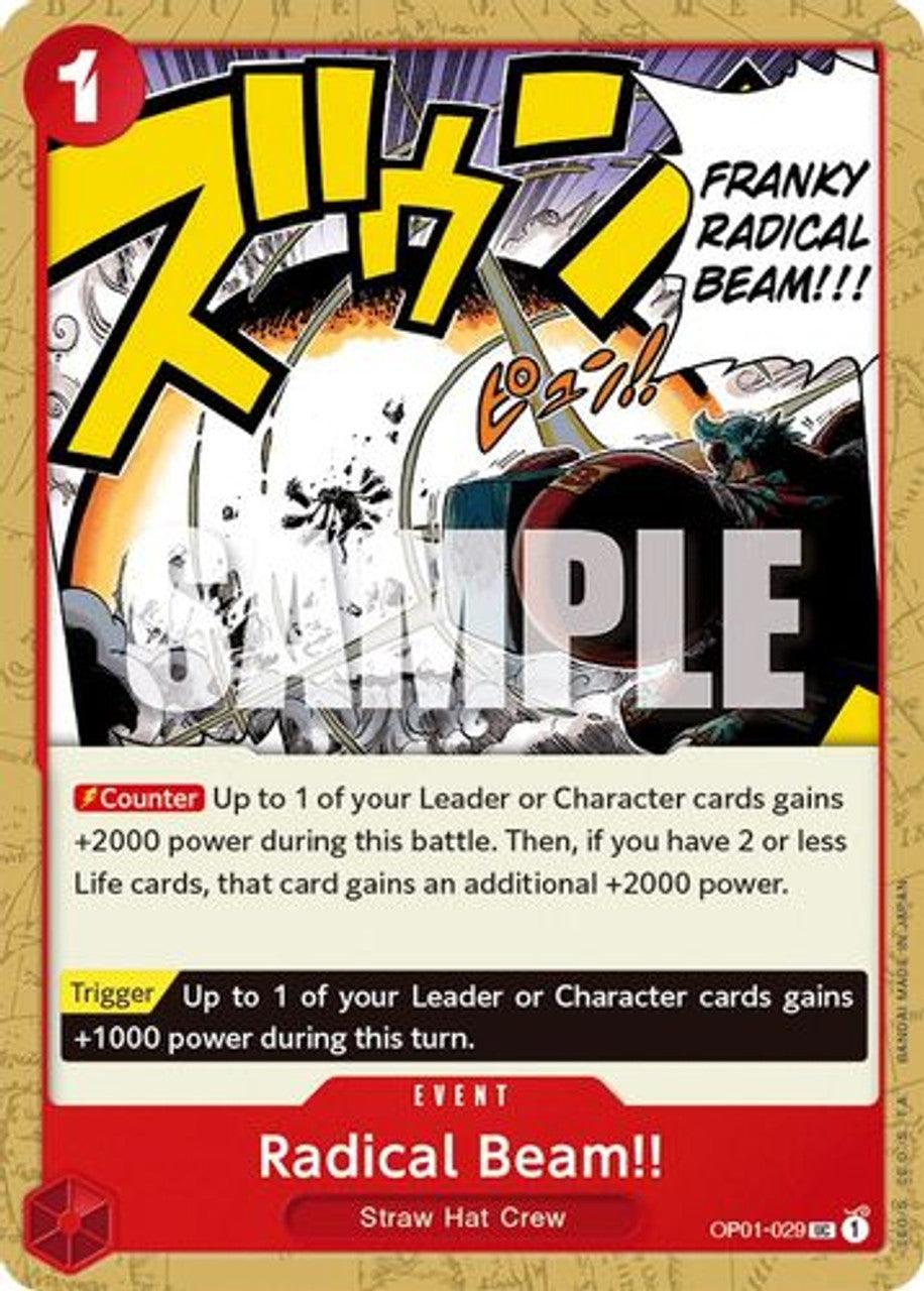 OP1-029UC Radical Beam!! - Volution Cards and Collectables