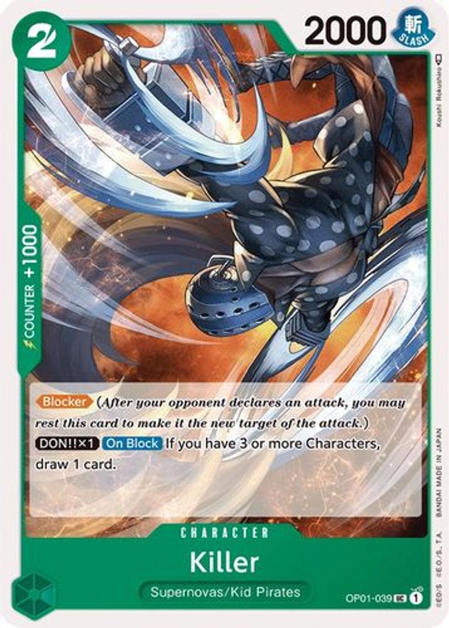 OP1-039UC Killer - Volution Cards and Collectables