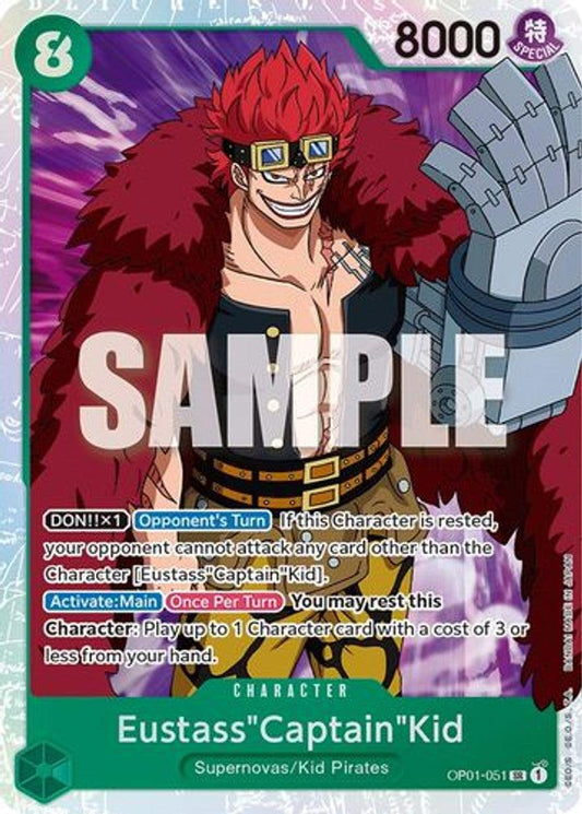 OP1-051SR Eustass"Captain"Kid - Volution Cards and Collectables