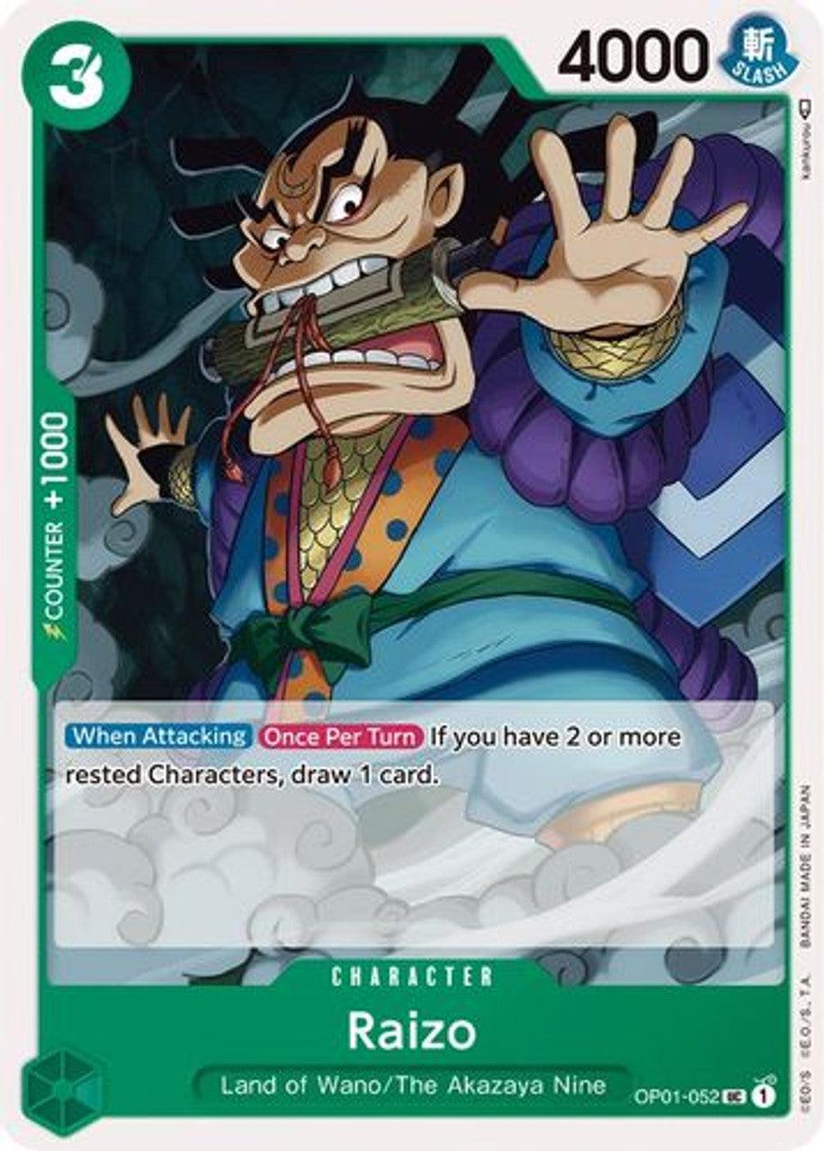 OP1-052UC Raizo - Volution Cards and Collectables