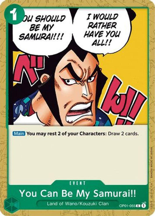 OP1-055C You Can Be My Samurai!! - Volution Cards and Collectables