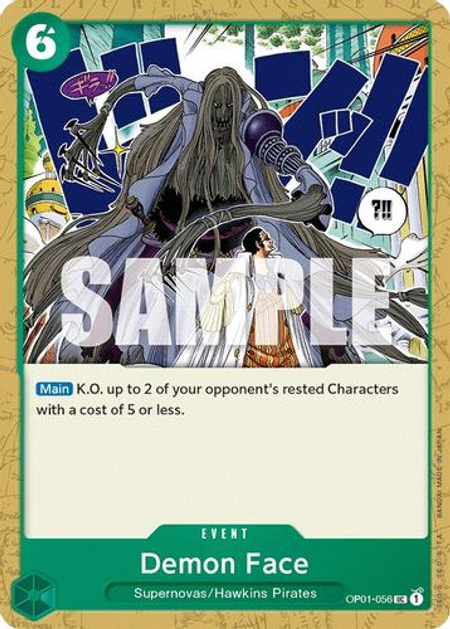 OP1-056UC Demon Face - Volution Cards and Collectables