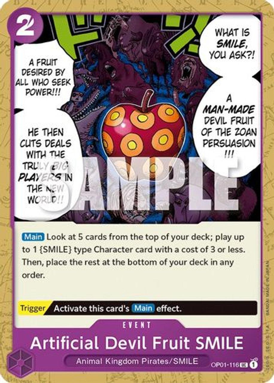 OP1-116UC Artificial Devil Fruit SMILE - Volution Cards and Collectables