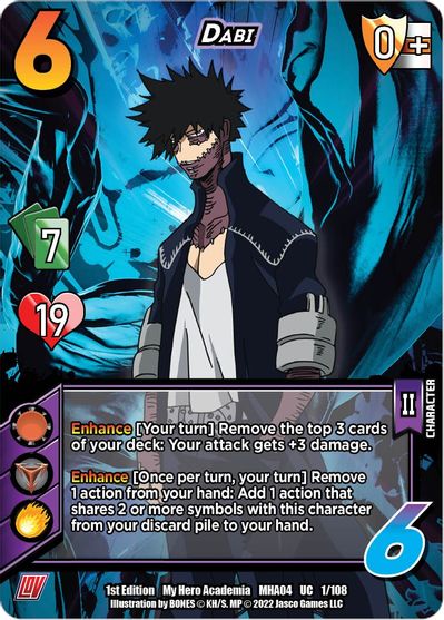 001/108 - Dabi - League of Villains 1st Edition