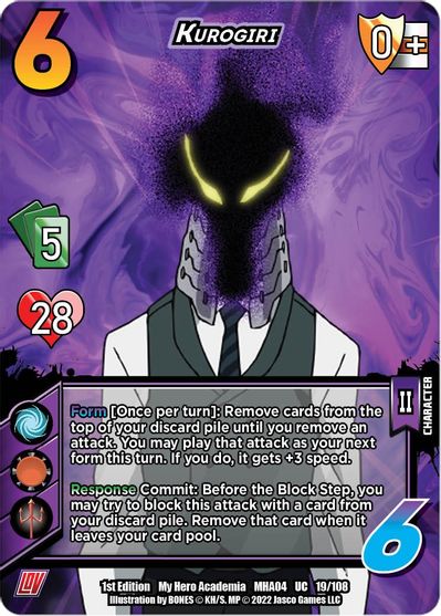 019/108 - Kurogiri - League of Villains 1st Edition