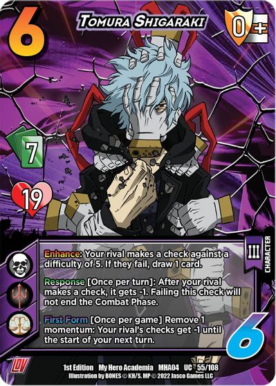 055/108 - Tomura Shigaraki - League of Villains 1st Edition