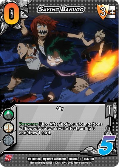 104/108 - Saving Bakugo - League of Villains 1st Edition