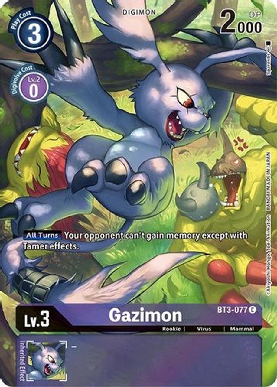 BT3-077C Gazimon (Alternate Art) [ BT11 - Dimensional Phase] - Volution Cards and Collectables