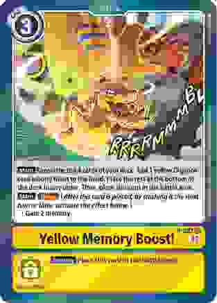 P-037SR Yellow Memory Boost! (Resurgence Booster Reprint)