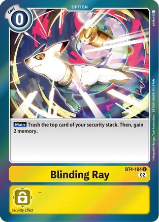 BT4-104R Blinding Ray (Resurgence Booster Reprint)