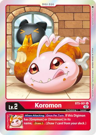 BT5-001UC Koromon (Resurgence Booster Reprint)