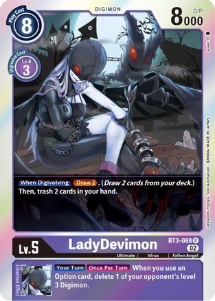 BT3-088R LadyDevimon (Resurgence Booster Reprint)