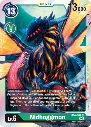 BT4-062SR Nidhoggmon (Resurgence Booster Reprint)