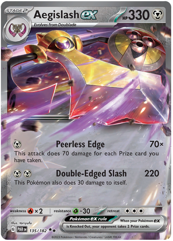 135/182 - Aegislash ex - Paradox Rift