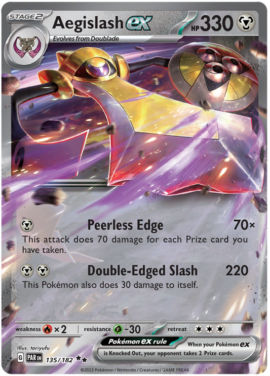 135/182 - Aegislash ex - Paradox Rift