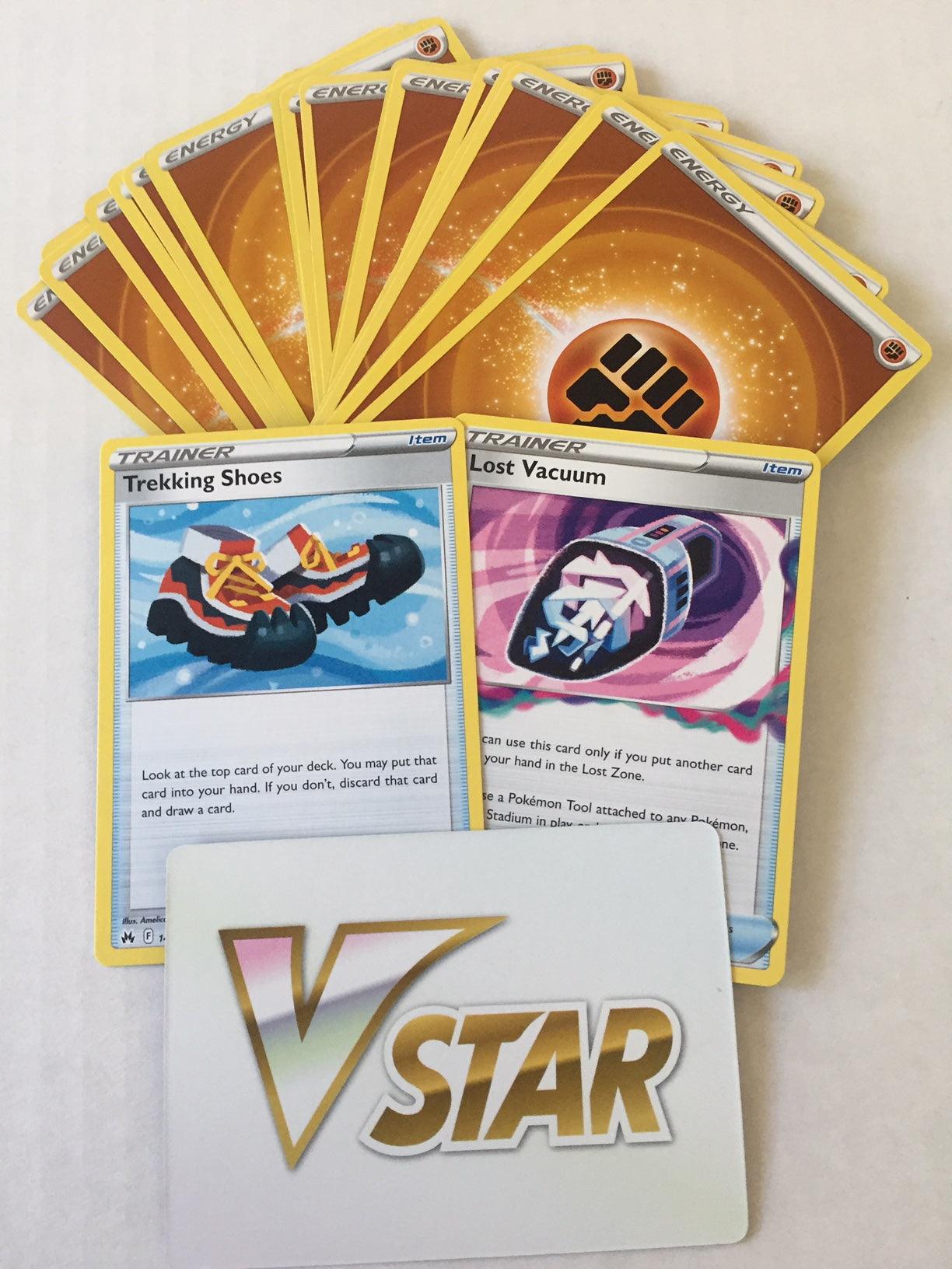 20x Fighting Energy + 2x Random Trainer Cards - Volution Cards and Collectables