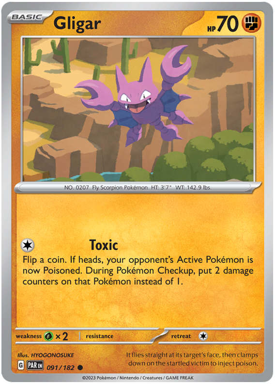 091/182 - Gligar - Paradox Rift