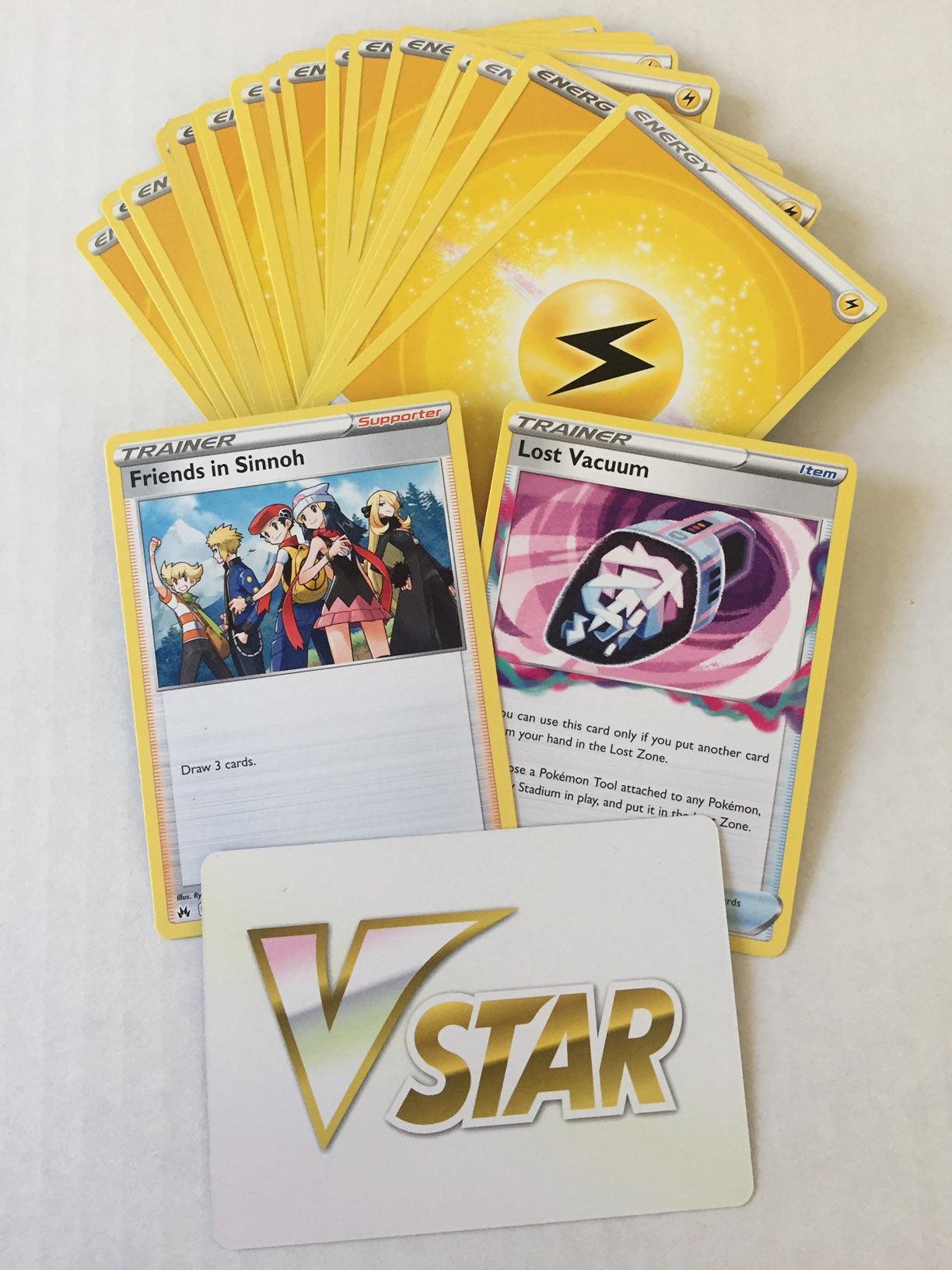 20x Lightning Energy + 2x Random Trainer Cards - Volution Cards and Collectables