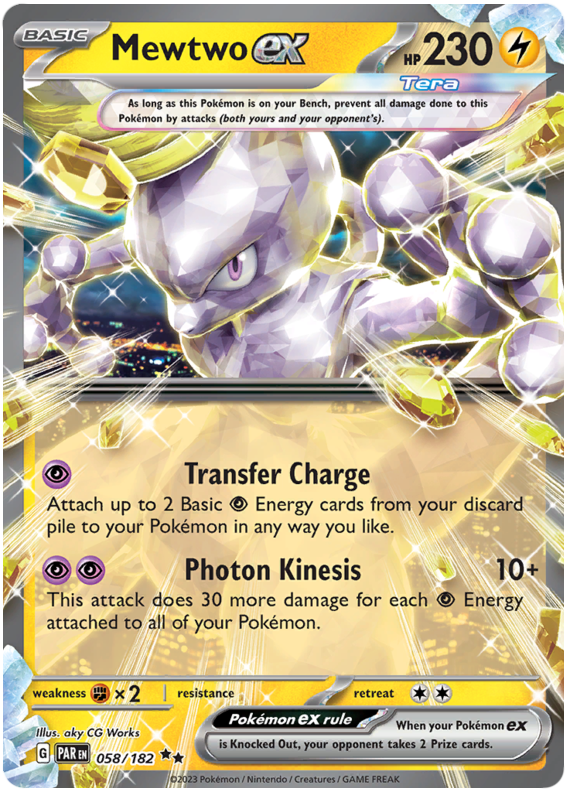 058/182 - Mewtwo ex - Paradox Rift