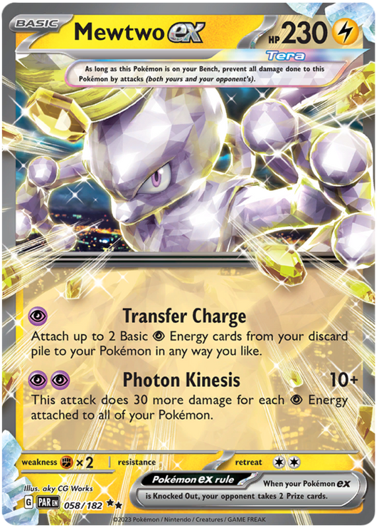 058/182 - Mewtwo ex - Paradox Rift