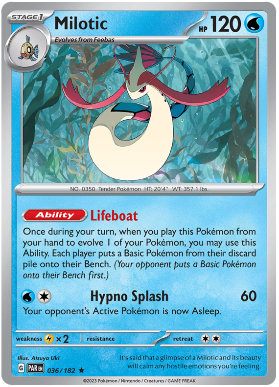 036/182 - Milotic - Paradox Rift