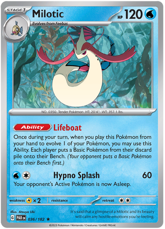 036/182 - Milotic - Paradox Rift