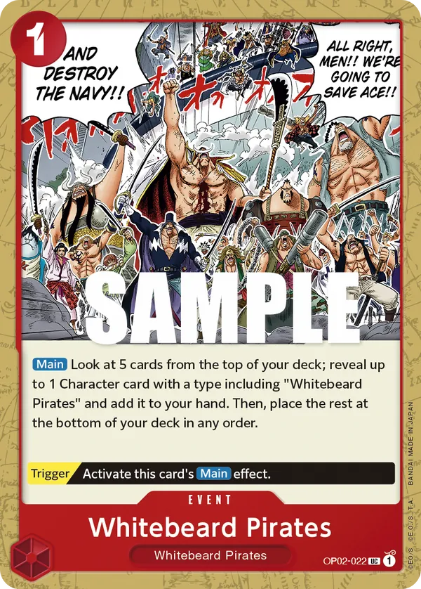 OP2-022UC Whitebeard Pirates